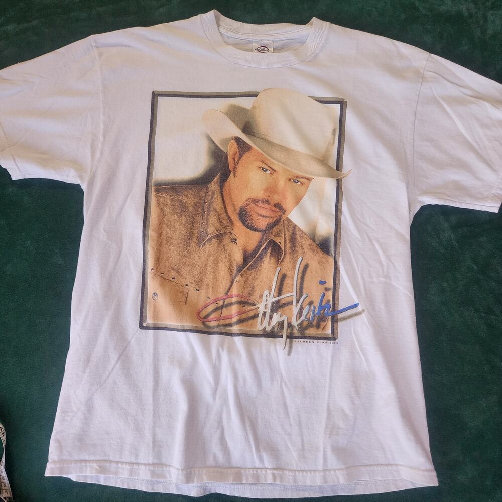 Vintage 2002 Toby Keith The Angry American Country Music Tour T-Shirt Large